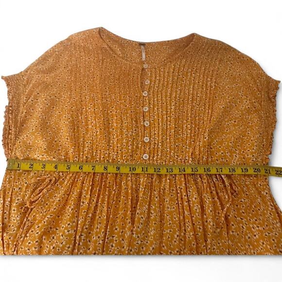 Free People One Fine Day Boho Ditsy Print Mini Dress (S) - Picture 9 of 12